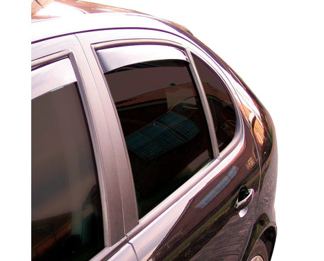 Side wind deflectors Master Dark (rear) suitable for Ford Edge 2015-