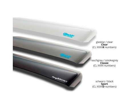 Side wind deflectors Master (rear) suitable for Toyota Corolla Cross 2022-, Image 2