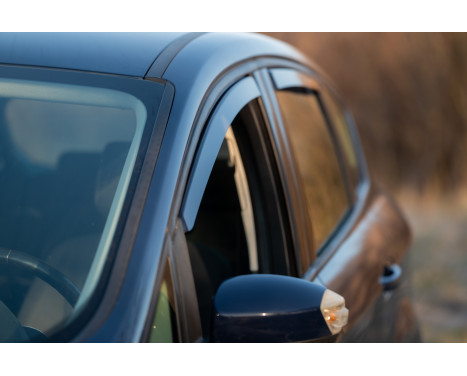 Side wind deflectors Sporty complete suitable for Toyota Hilux 4 doors 2006-2015