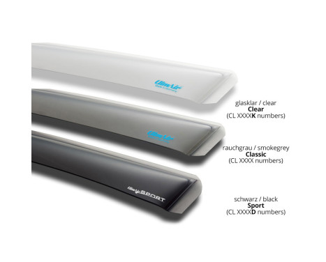 Side wind deflectors suitable for Kia Stonic 2017-, Image 2