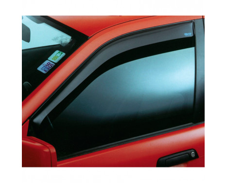 Side wind deflectors suitable for Nissan Navara (D231) Double & King Cab 2016- & Renault Alaskan 2017-