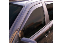 Side window deflectors Dark suitable for Ford Ranger Double Cab 2023-