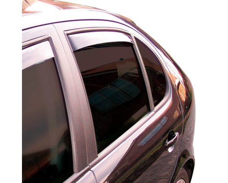 Side window deflectors Master Dark (rear) suitable for Peugeot 2008 II 2020-