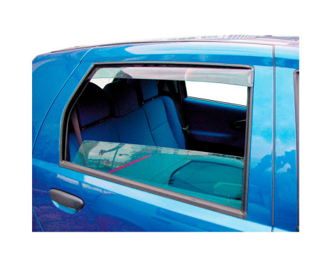 Side window deflectors Master (rear) suitable for Renault Clio V 5-doors 2019-