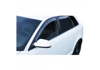 Wind Deflectors Clear fitting for Audi A4 sedan/avant 2008-2015 (chrome window frames)