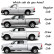 Wind Deflectors Clear fitting for Dodge Ram/QuadCab 4-door 2002-2009, Thumbnail 4