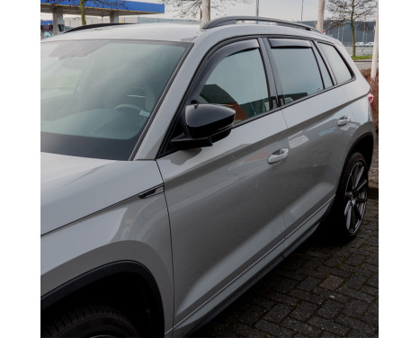Wind Deflectors Master Dark (rear) for Skoda Kodiaq 2017- (only with chrome window frames), Image 4