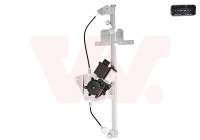 ELECTRIC WINDOW MECHANISM WITH MOTOR 2/3D. LEFT 0905263 Van Wezel