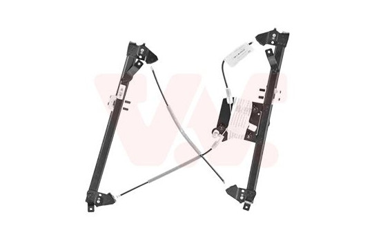 ELECTRIC WINDOW MECHANISM WITHOUT MOTOR 4/5D. FOR RIGHT 4081262 Van Wezel