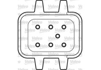 Window control mechanism 850613 Valeo