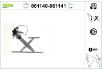 Window control mechanism 861141 Valeo
