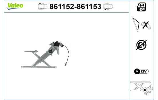 Window control mechanism 861152 Valeo