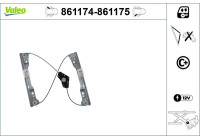Window control mechanism 861174 Valeo
