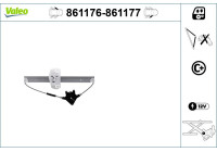 Window control mechanism 861176 Valeo