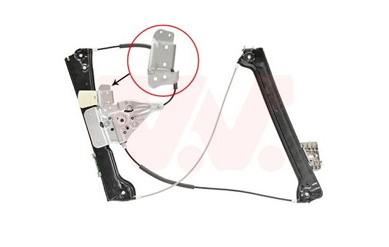 window mech.el.-motor l 2d 0660261 Van Wezel