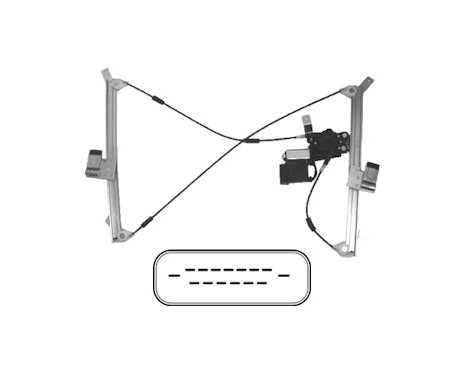 Window Regulator 0330265 Van Wezel