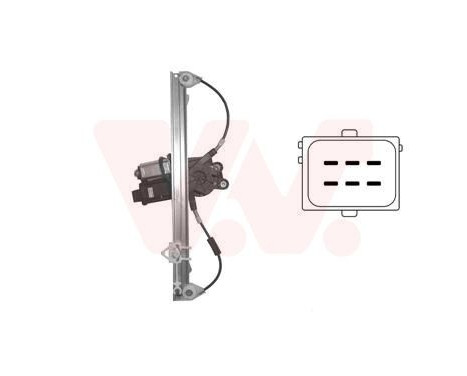 Window Regulator 1624270 Van Wezel, Image 2