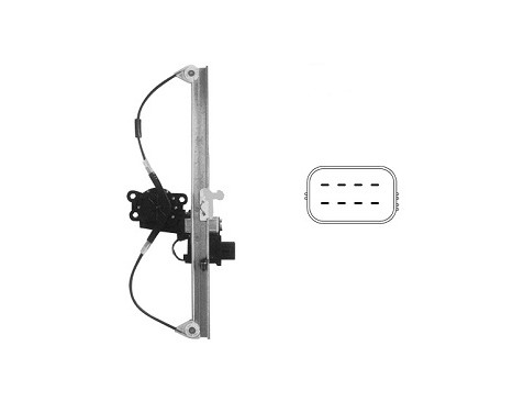 Window Regulator 1828263 Van Wezel, Image 2