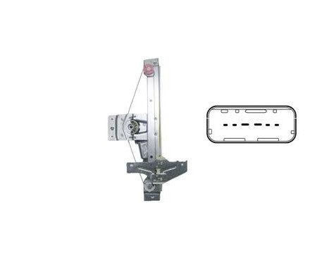 Window Regulator 4029265 Van Wezel
