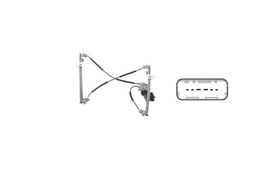 Window Regulator 4327272 Van Wezel