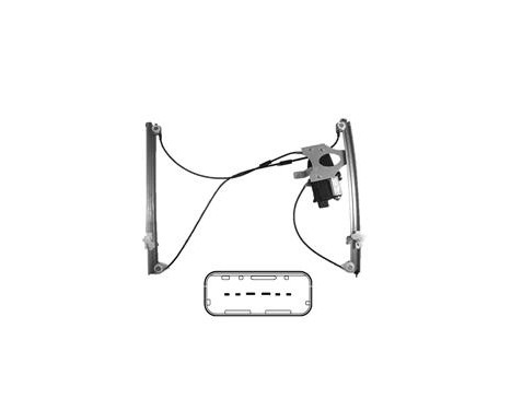 Window Regulator 4332262 Van Wezel