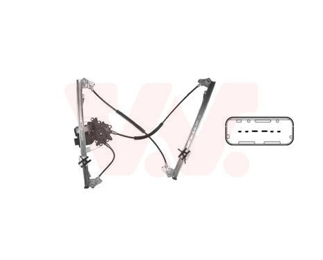 Window Regulator 4348268 Van Wezel, Image 2