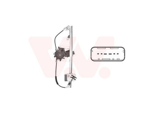 Window Regulator 4366262 Van Wezel, Image 2