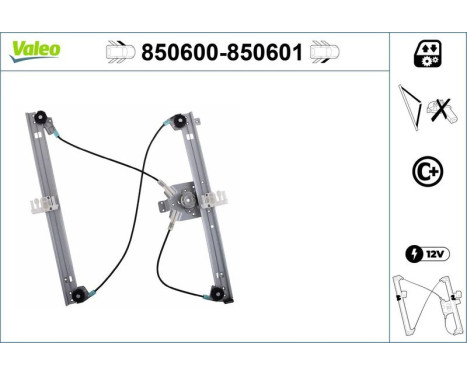 Window Regulator 850600 Valeo, Image 2