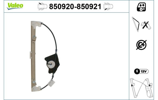 Window Regulator 850921 Valeo, Image 2