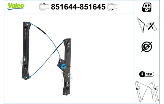 Window Regulator 851644 Valeo, Image 2