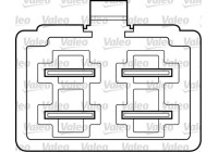 Window regulator mechanism 850542 Valeo