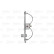 Window regulator mechanism 851712 Valeo