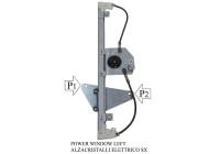 Window regulator mechanism 852551 Valeo