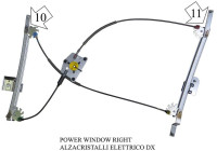 Window regulator mechanism 852553 Valeo
