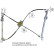 Window regulator mechanism 852588 Valeo