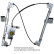 Window regulator mechanism 852590 Valeo