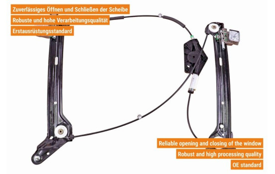 Window Regulator Original VAICO Quality, Image 2