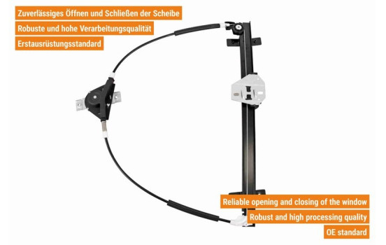 Window Regulator Original VAICO Quality
