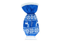 Carpoint Ice Scraper with Glove Blue+Print