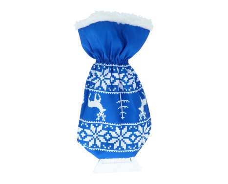 Carpoint Ice Scraper with Glove Blue+Print, Image 3