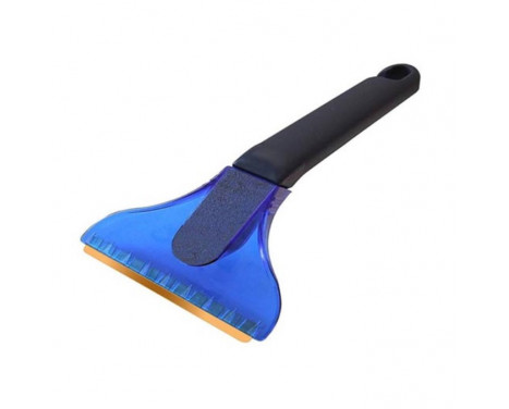 Ice scraper with brass blade