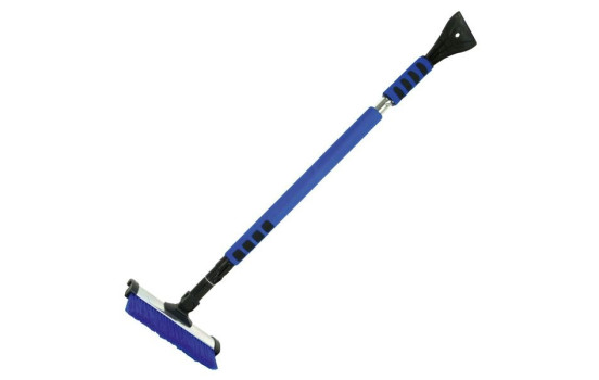 Snow brush & ice scraper, telescopic