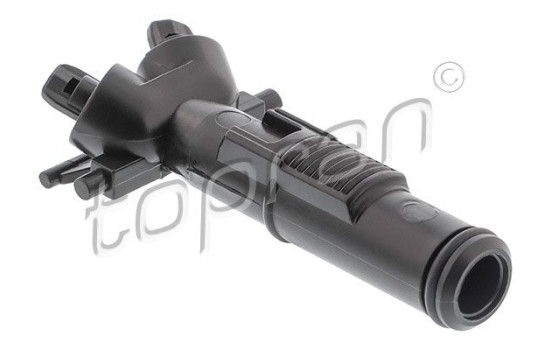 Cleaning fluid nozzle, headlight cleaning