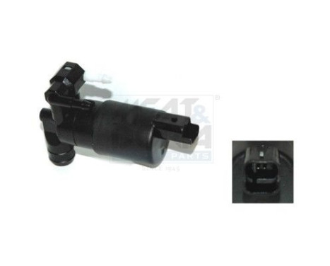 Cleaning fluid pump, window cleaning