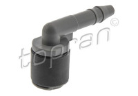 Connecting element, cleaning fluid line