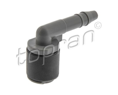 Connecting element, cleaning fluid line