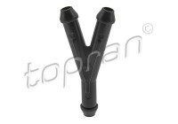 Connecting element, cleaning fluid line