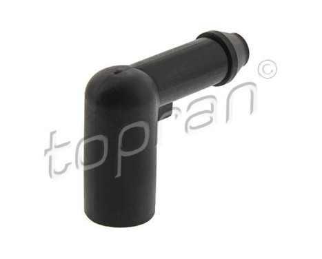 Connecting element, cleaning fluid line
