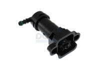 Spray nozzle cleaning fluid, headlight cleaning