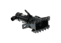 Spray nozzle cleaning fluid, headlight cleaning